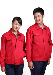 紅色超市工作服TMQMCX-002 紅色超市工作服TMQMCX-002