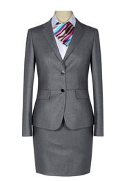 灰色細條紋女商務女裝TMXFN100806 灰色細條紋女商務女裝TMXFN100806