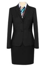 商務(wù)女工裝西服黑色毛滌TMXFNY5009 商務(wù)女工裝西服黑色毛滌TMXFNY5009