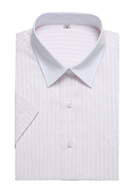 粉條紋竹綢紡襯衫TMHC502 粉條紋竹綢紡襯衫TMHC502